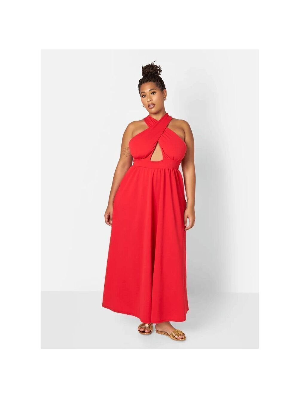 Rebdolls Coral Maxi Dress Plus Size US 5X